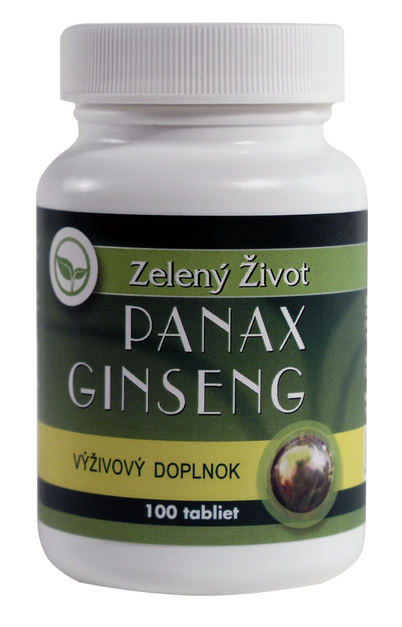 Panax ginseng ženšen tablety