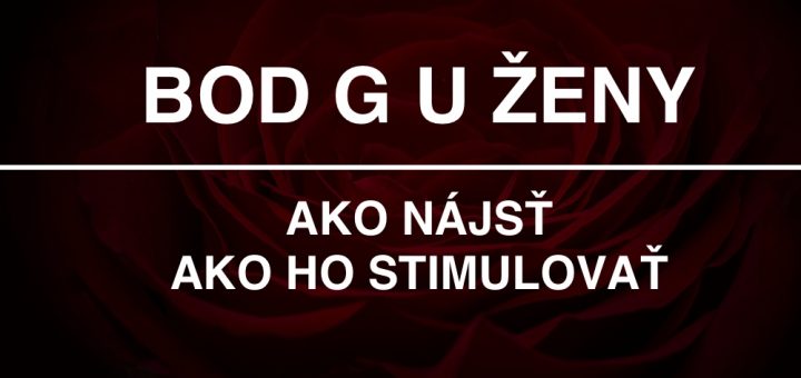 Bod G u ženy